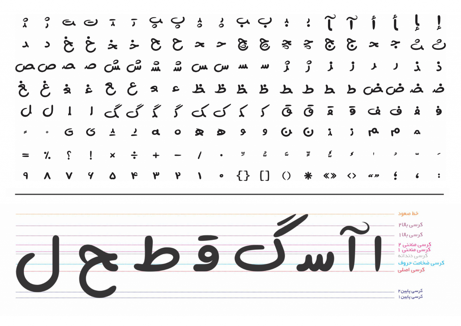 فونت آوینی 3 Aviny